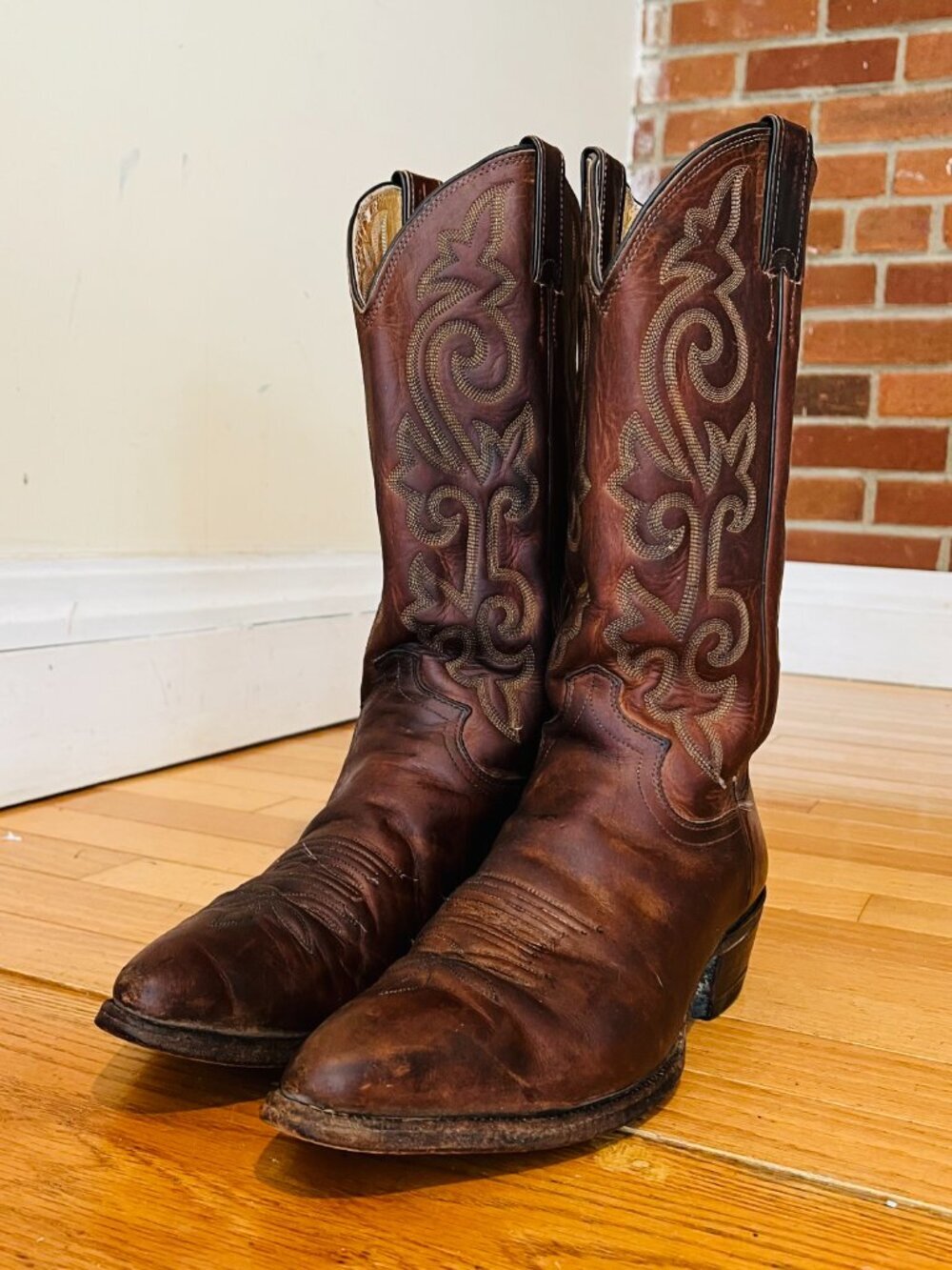 Vintage Women's JUSTIN Cowboy Boots Size 9.5 B - Picture 10 of 16